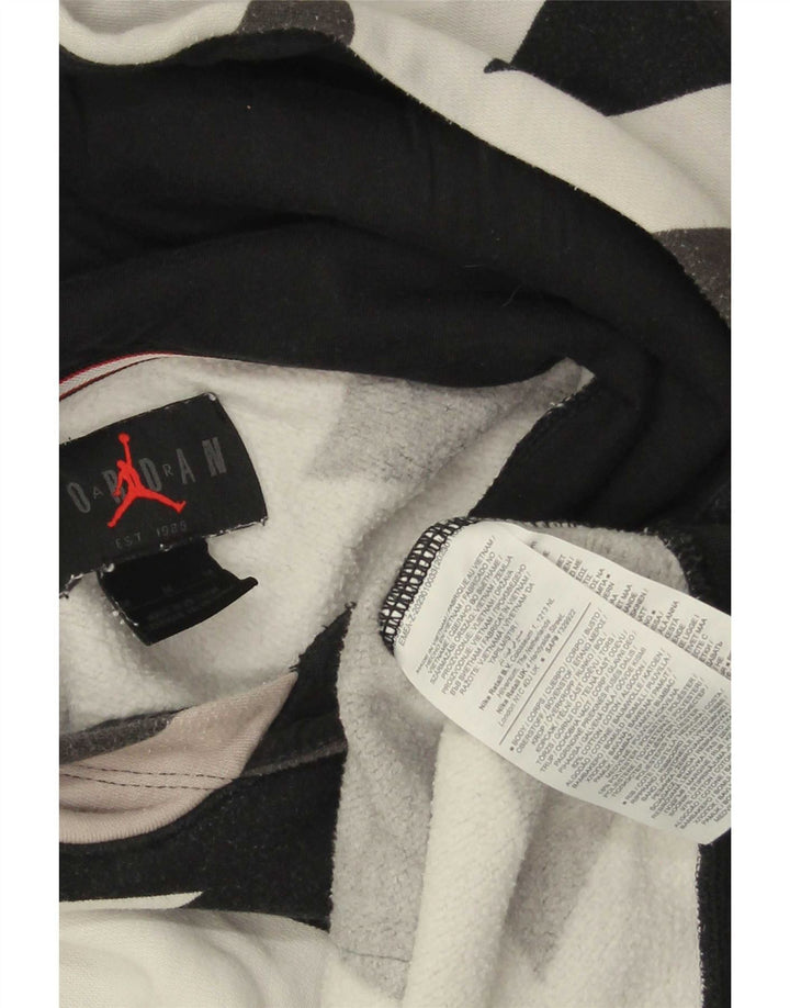 Męski sweter z kapturem Jordan, średniej wielkości, wielobarwny, geometryczny, bawełniany