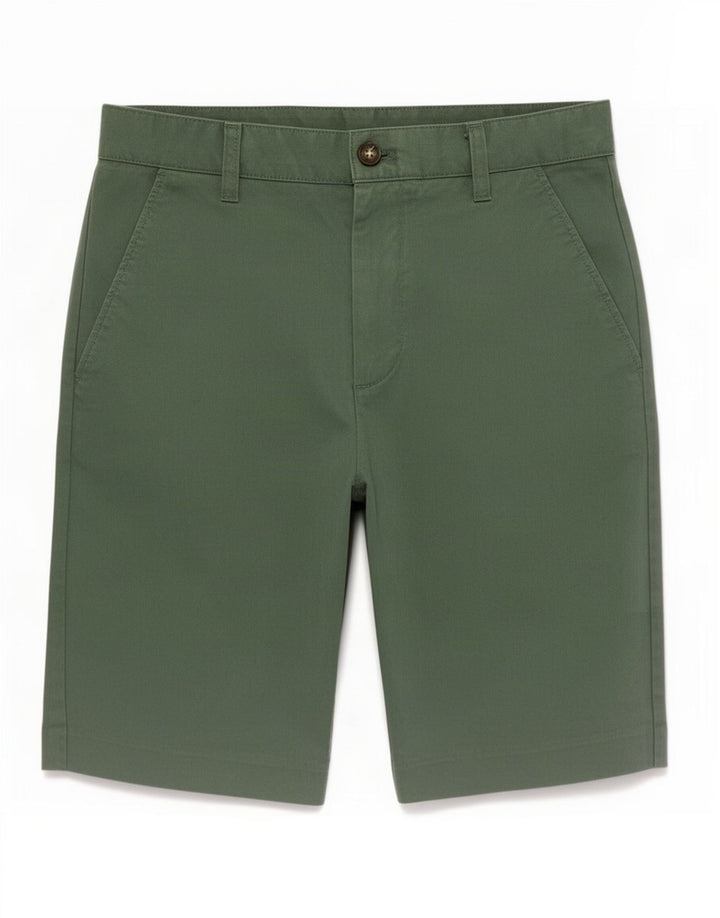 Męskie spodenki chino John Lewis, średnie W30, zielone, bawełniane