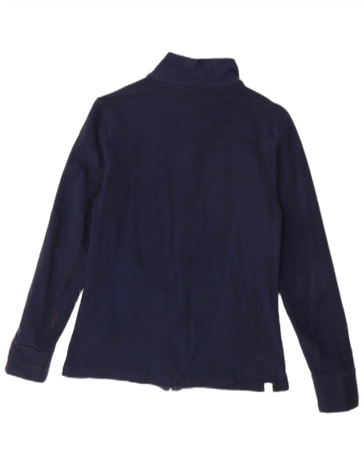 Damska kurtka dresowa ADIDAS UK 12, średnia, granatowa, bawełniana