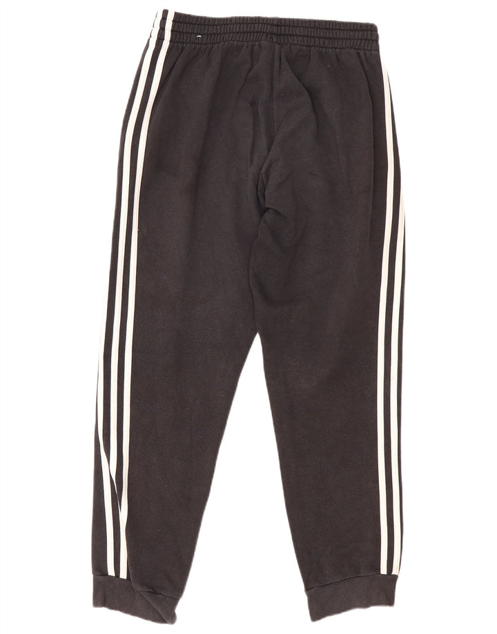 Męskie spodnie dresowe Adidas, średnie czarne, bawełniane