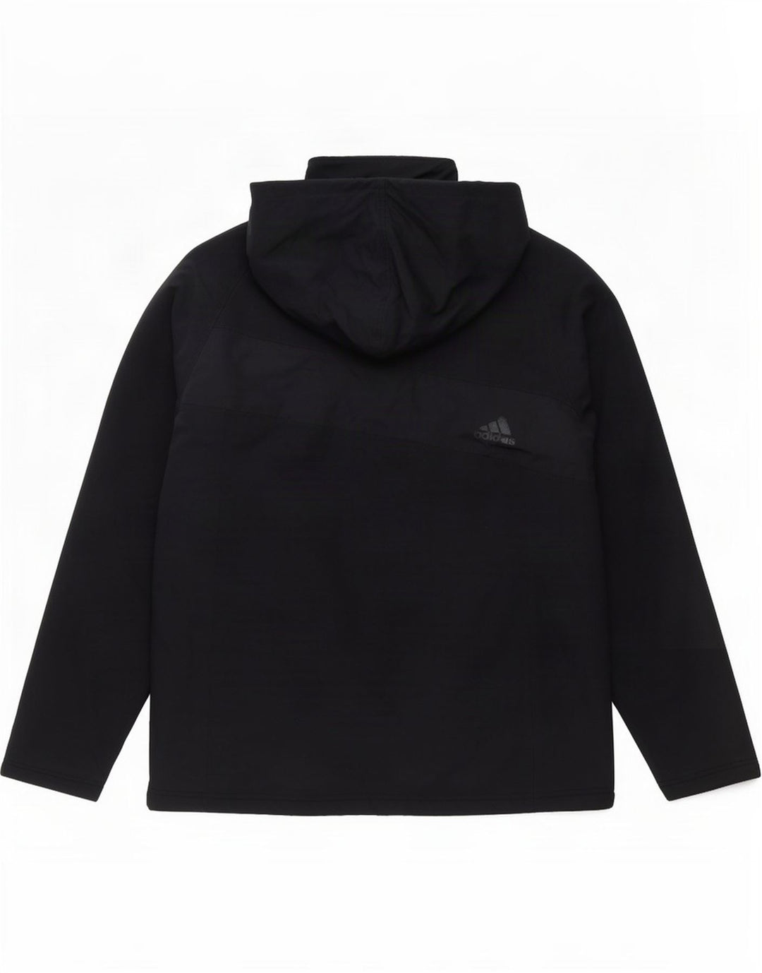 Męska wyściełana kurtka z kapturem Adidas UK 38 Średni czarny poliester