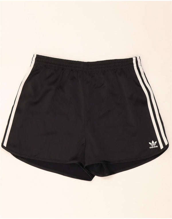 Damskie spodenki sportowe ADIDAS UK 16/18, duże, czarne, poliestrowe