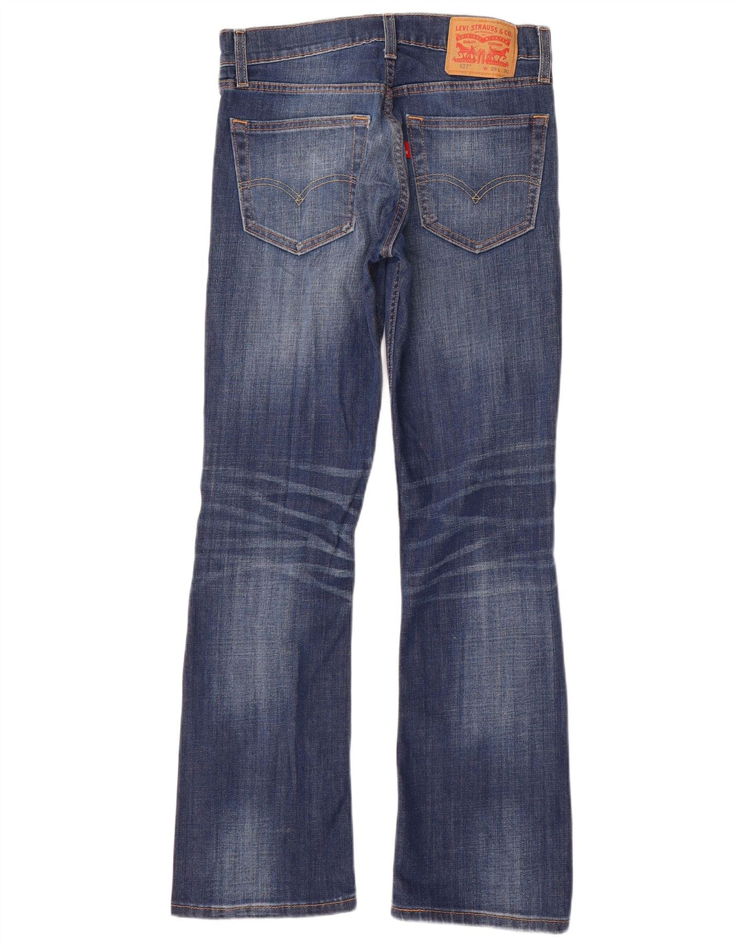 Damskie jeansy Bootcut LEVI'S 527 W29 L30 Niebieska bawełna