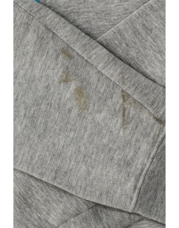 UMBRO Mens Zip Hoodie Sweater Medium Grey Cotton