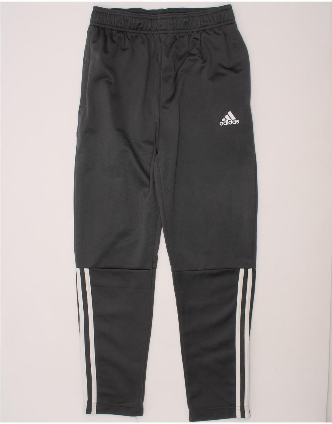 ADIDAS Boys Tracksuit Trousers 11-12 Years  Grey Polyester Vintage Adidas and Second-Hand Adidas from Messina Hembry 