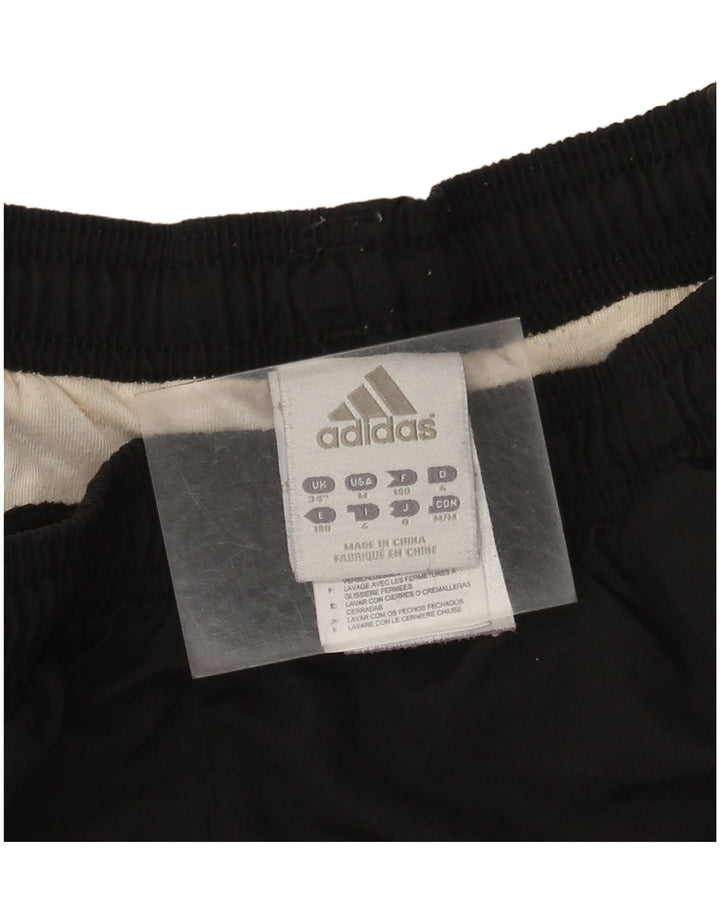Adidas Męskie spodnie dresowe Joggery, duże, czarne, poliestrowe
