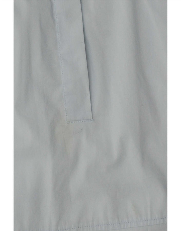 Damska koszula oversize z rękawem 3/4 Benetton UK 10, mała, niebieska bawełniana