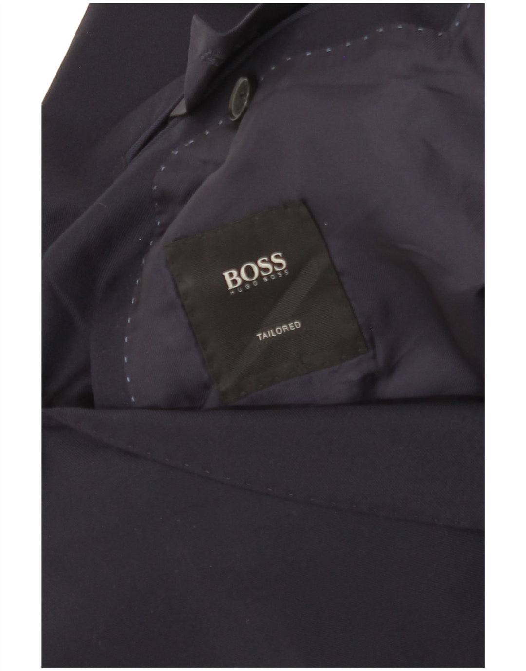 Męska marynarka zapinana na 2 guziki Hugo Boss, UK 36, mała granatowa