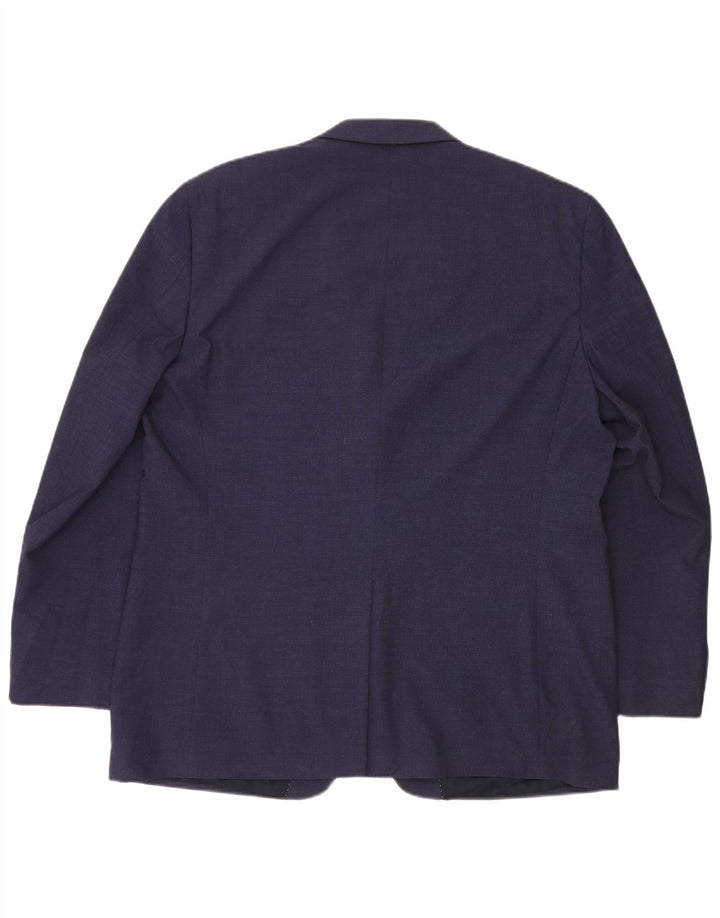 Męska marynarka zapinana na 2 guziki CHAPS UK 46 3XL Granatowy poliester