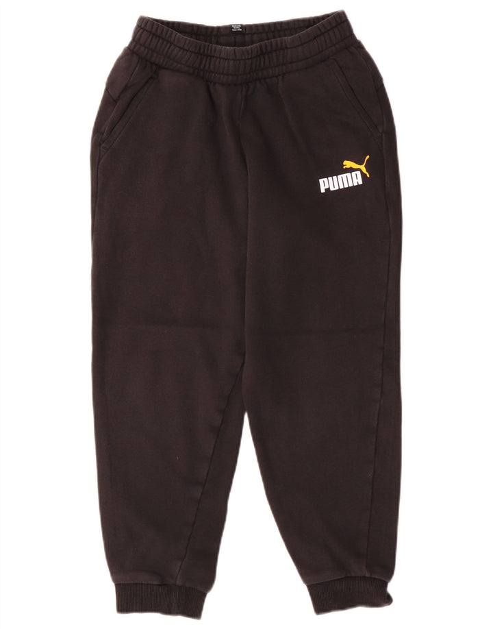 Chłopięce spodnie dresowe Puma Joggers 11-12 lat, czarna bawełna