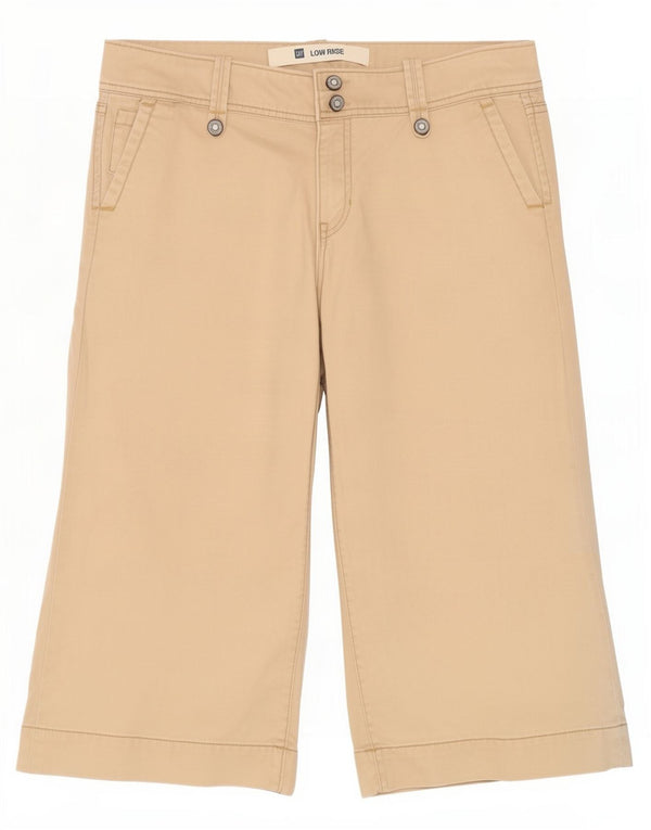Damskie bermudy Gap z niskim stanem US 6 Medium W32, beżowa bawełna