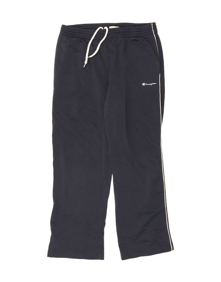 CHAMPION Mens Tracksuit Trousers Medium  Navy Blue Polyester Vintage Champion and Second-Hand Champion from Messina Hembry 