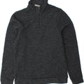 MOUNTAIN WAREHOUSE Mens Zip Neck Sweatshirt Jumper Small Grey Flecked Vintage Mountain Warehouse and Second-Hand Mountain Warehouse from Messina Hembry 