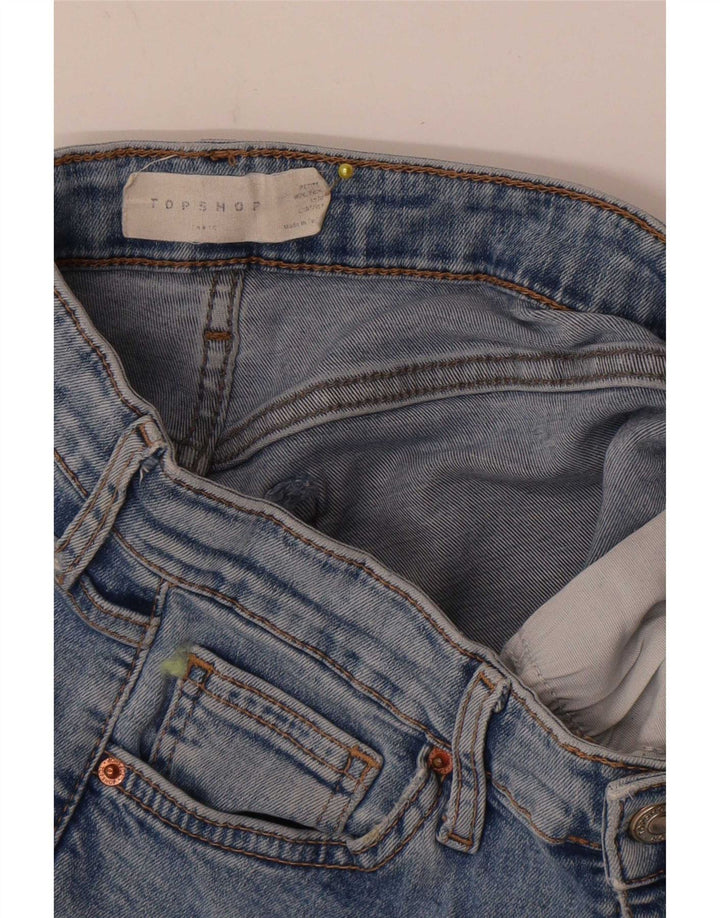 Damskie jeansy Skinny w trudnej sytuacji Topshop W24 L25 Niebieskie