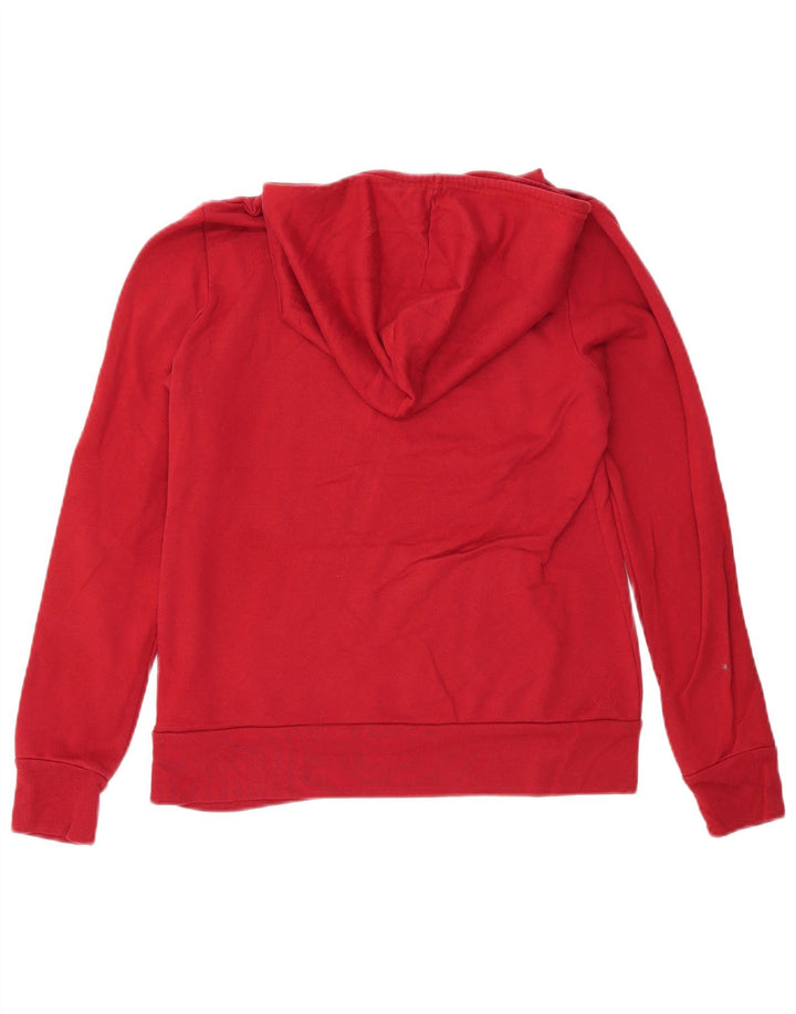Damska bluza z kapturem CHAMPION Stanford Graphic UK 12, średnia czerwona bawełna