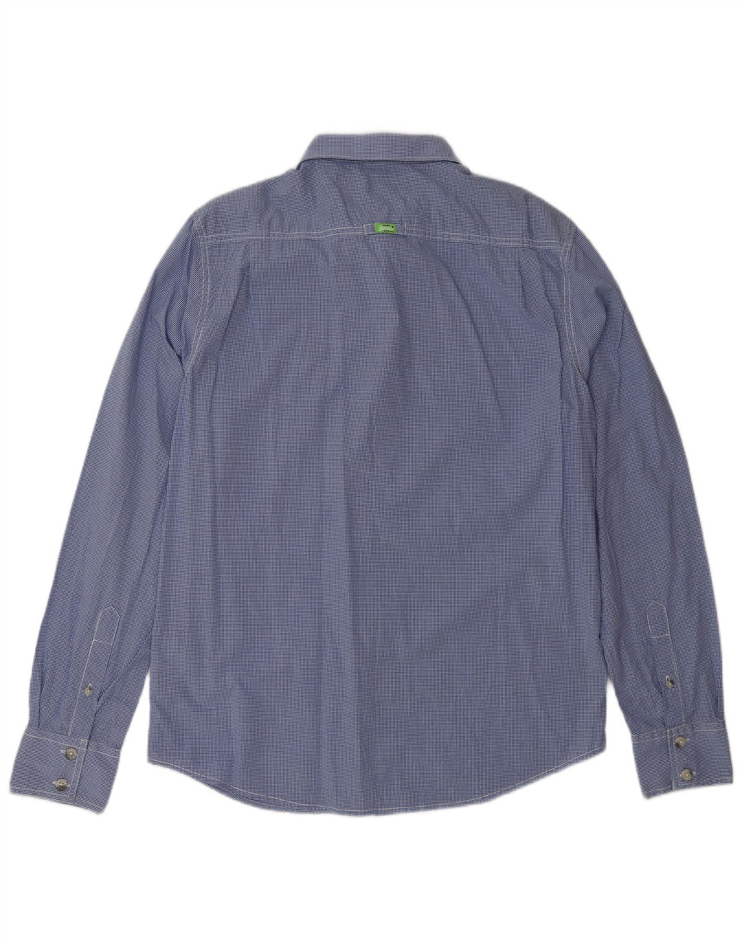 SUPERDRY Koszula męska XL, bawełniana niebieska kratka