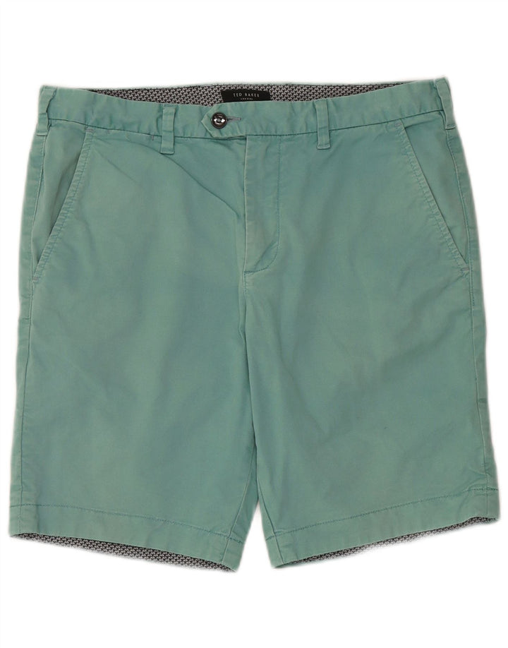 Męskie spodenki chino Ted Baker W32, średnioniebieskie, bawełniane