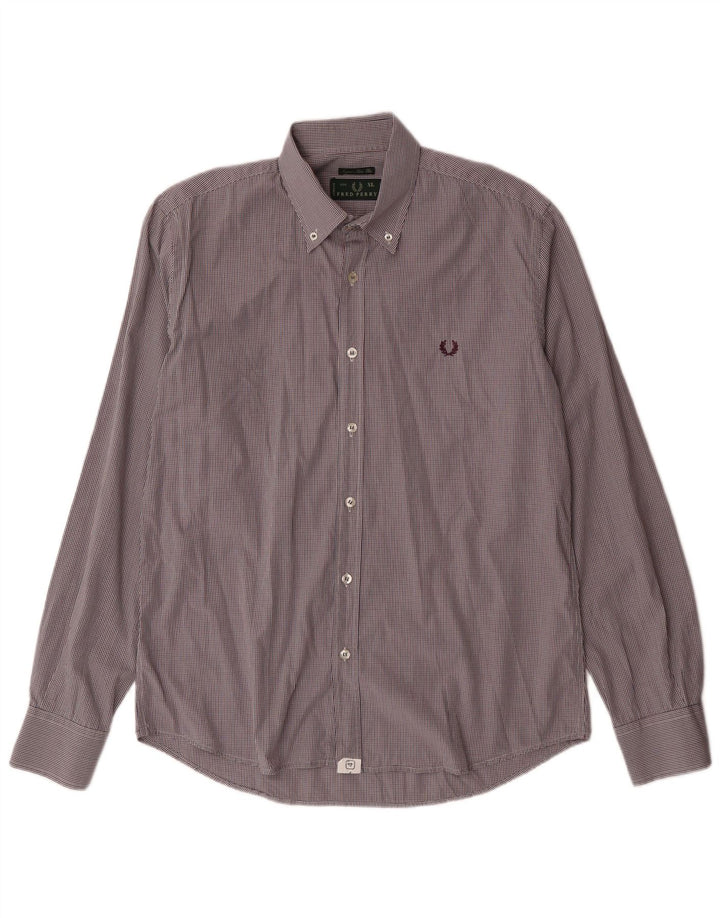 Koszula męska Fred Perry Slim Fit XL, wielobarwna, bawełniana krata