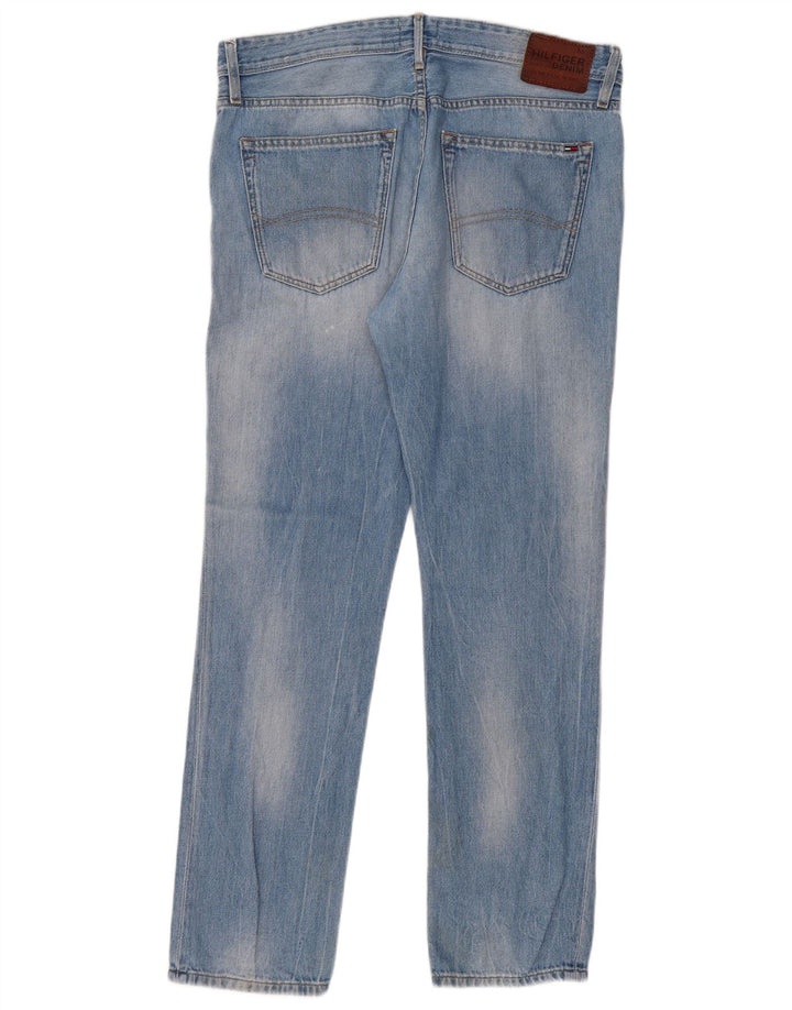 Męskie jeansy slim fit Tommy Hilfiger W34 L32 Niebieskie bawełniane