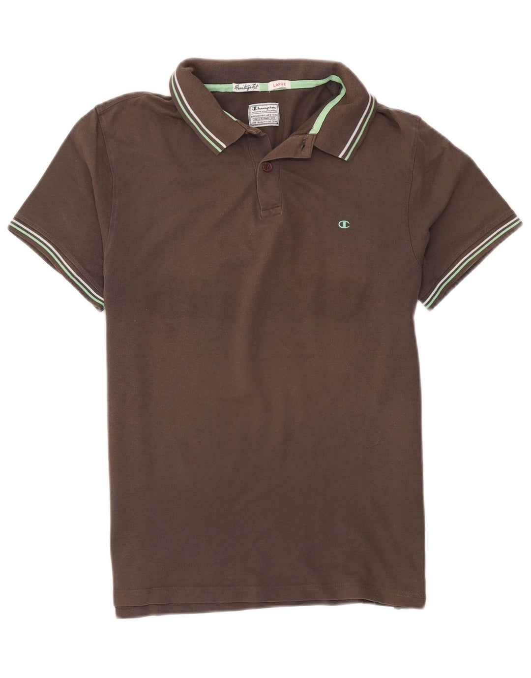 Męska koszulka polo Champion Heritage Fit, duża, szara