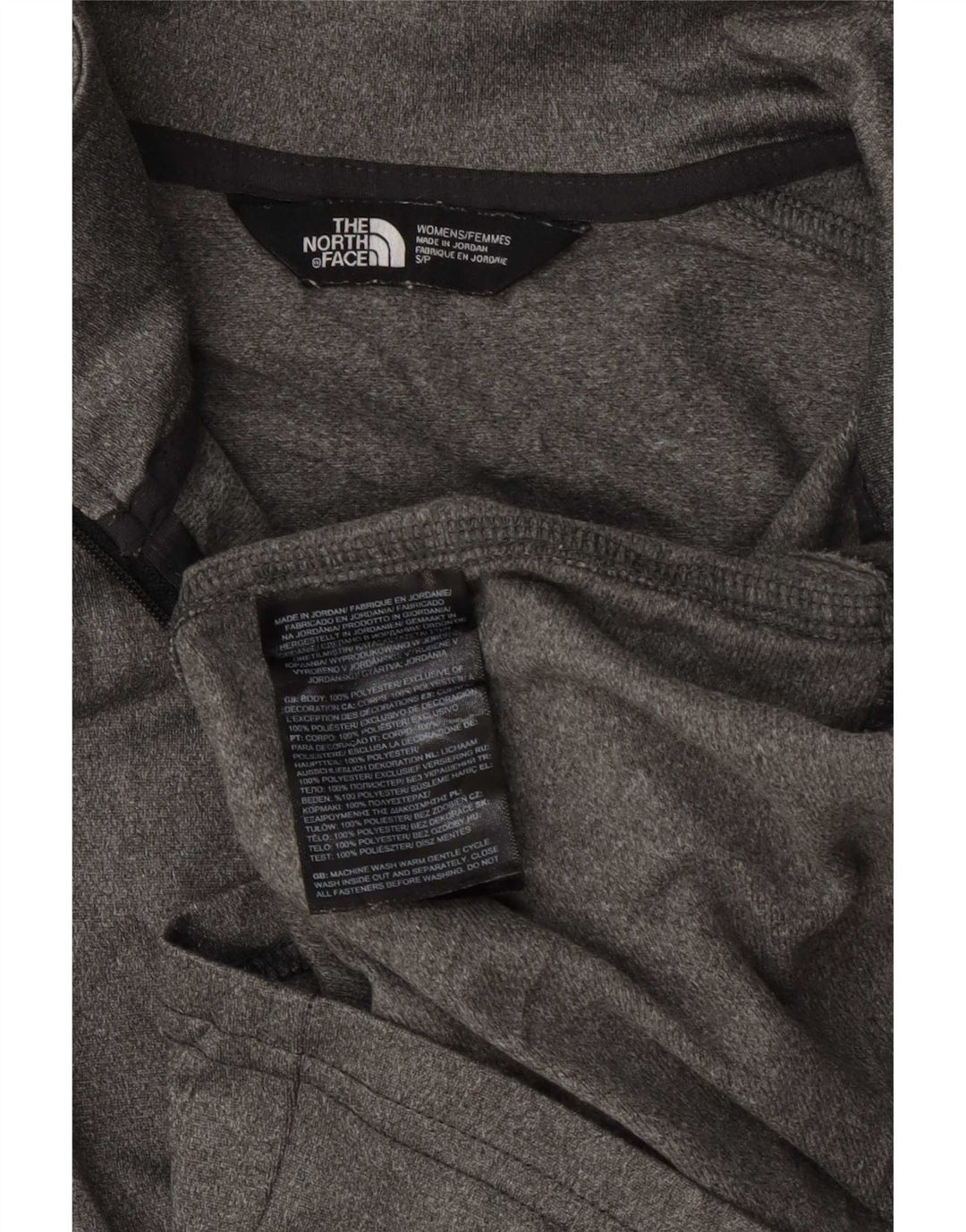 Top damski dresowy The North Face UK 10, mały, szary