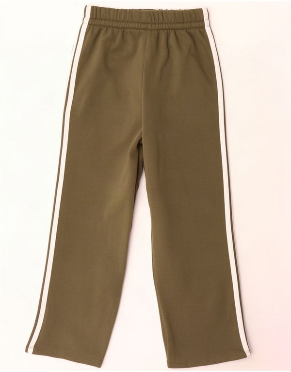 Damskie spodnie dresowe Adidas UK 12/14 Medium Khaki Cotton