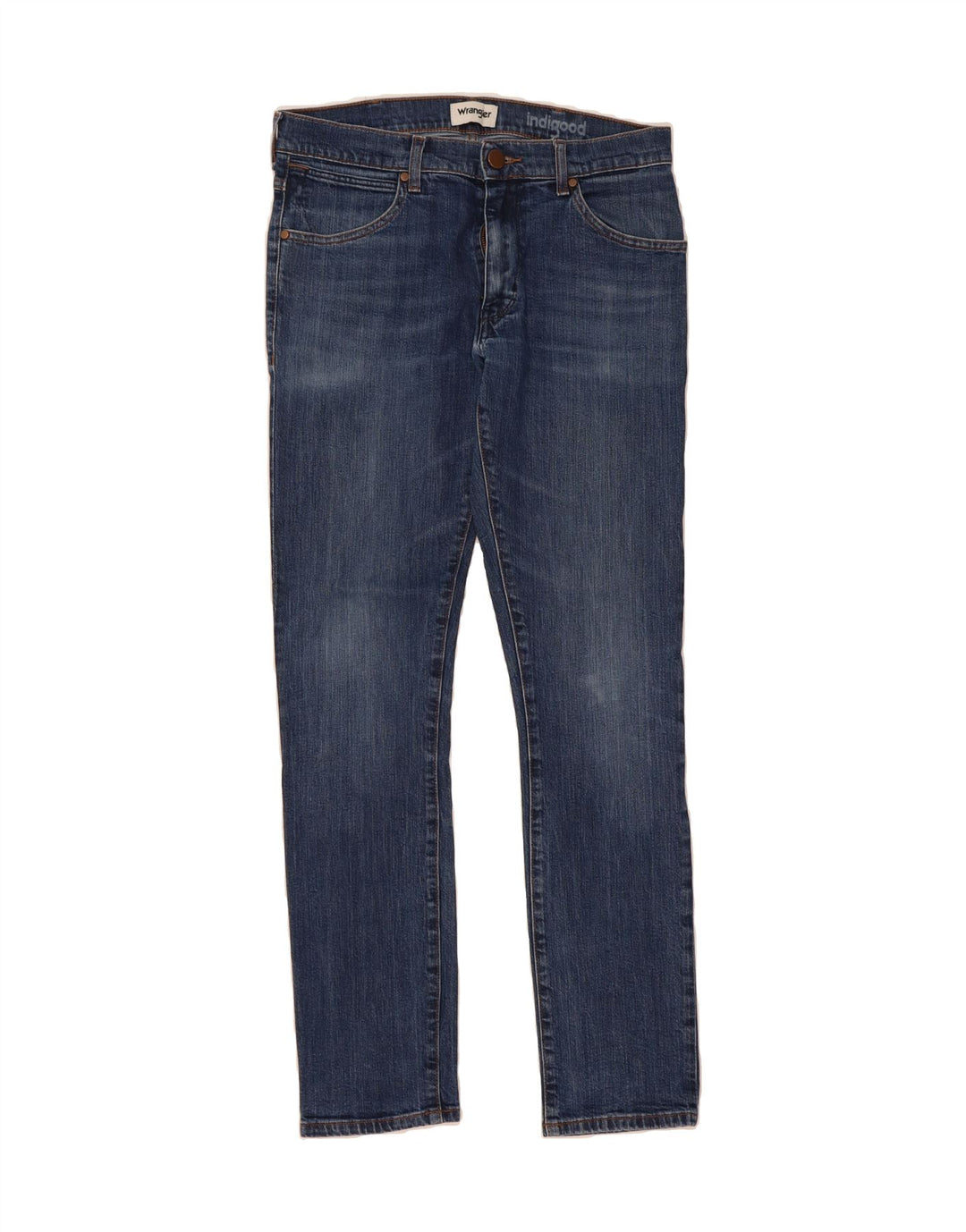 WRANGLER Mens Larston Slim Jeans W31 L34 Blue Cotton Vintage Wrangler and Second-Hand Wrangler from Messina Hembry 