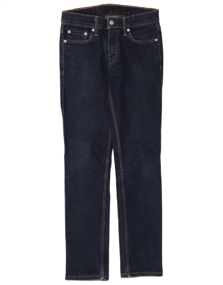 Damskie jeansy Levi's 511 Slim W28 L32 Granatowa bawełna