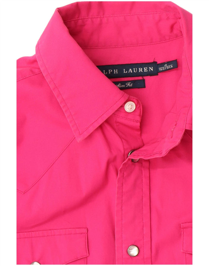Koszula damska Ralph Lauren o dopasowanym kroju US 4, mała, różowa