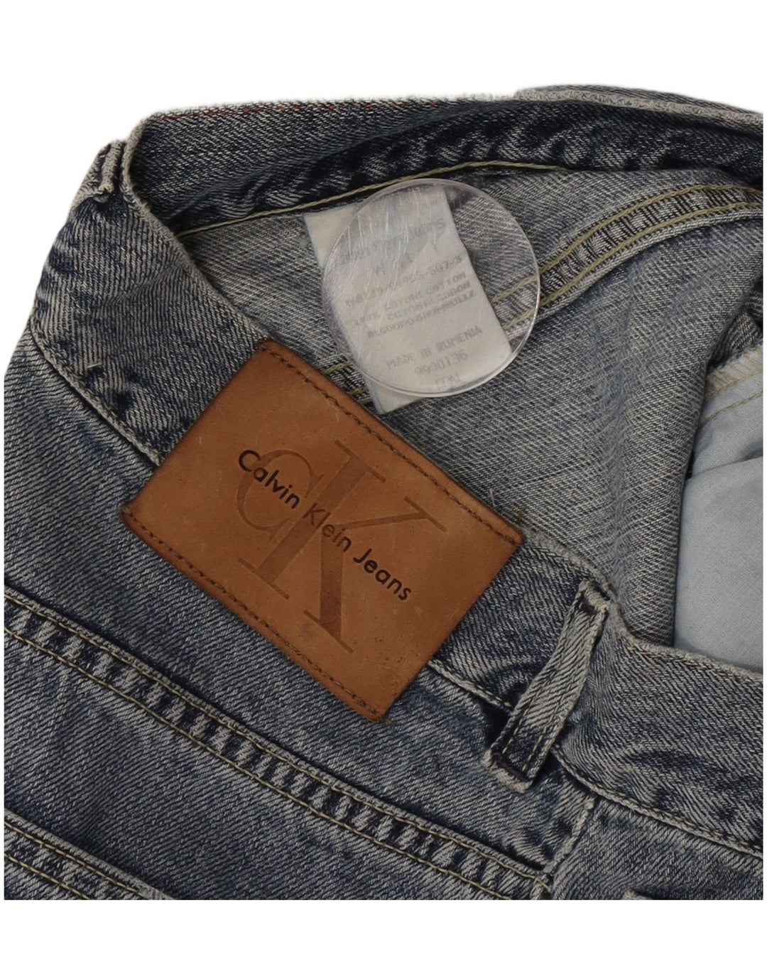 Damskie jeansy Calvin Klein Bootcut W31 L30 Niebieskie bawełniane