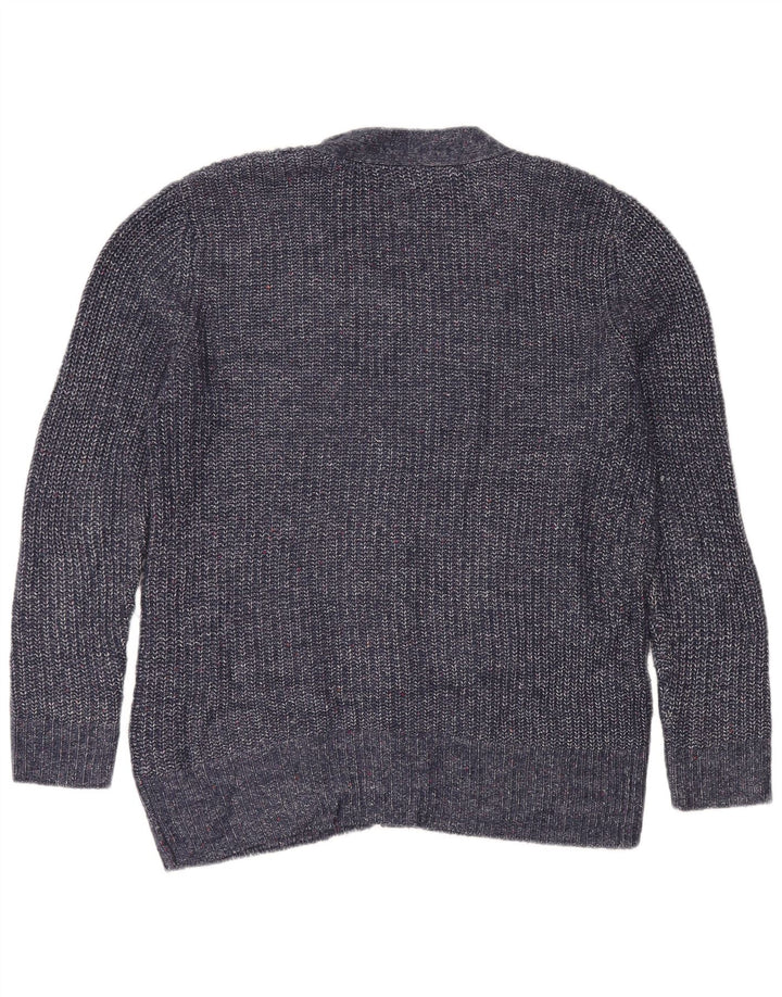 Sweter damski Marks & Spencer UK 14, średni granatowy, nakrapiany