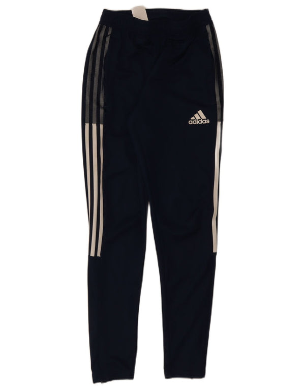 Męskie spodnie dresowe Adidas Aeroready XS Granatowy poliester