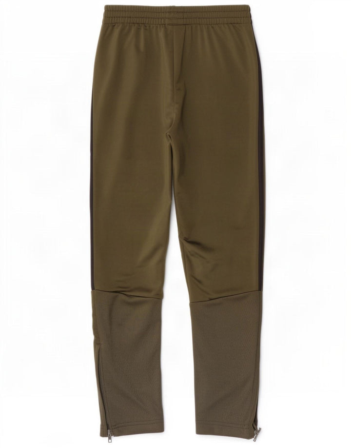 Chłopięce spodnie dresowe Adidas 11-12 lat, khaki, poliester