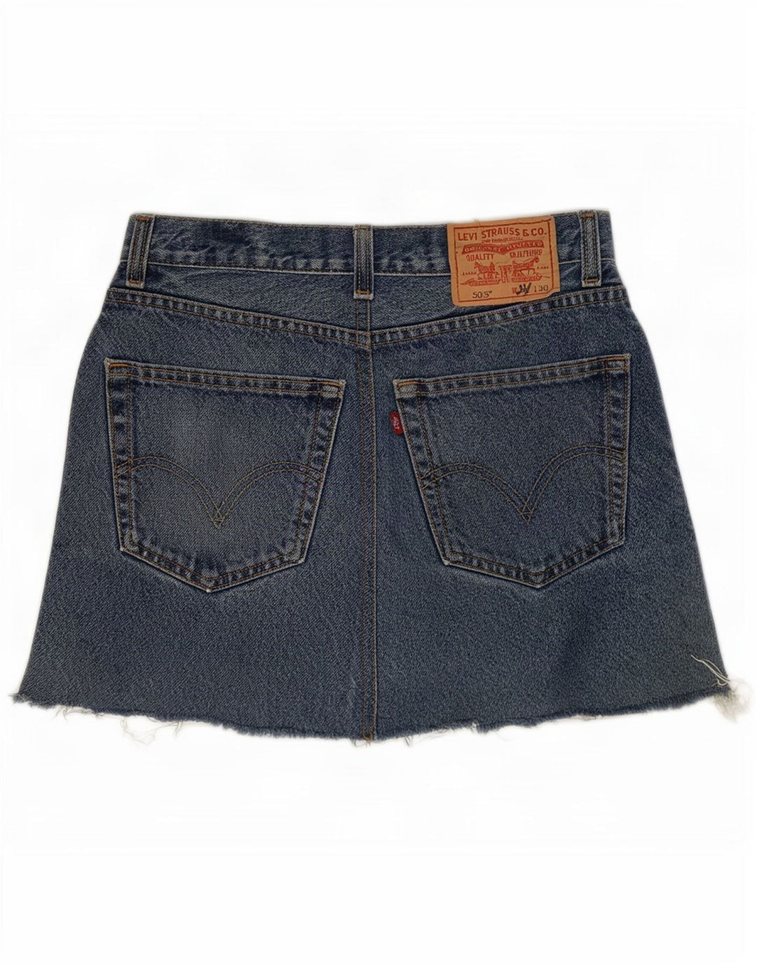 Damska spódnica dżinsowa Levi's 505 W30 Średni niebieski