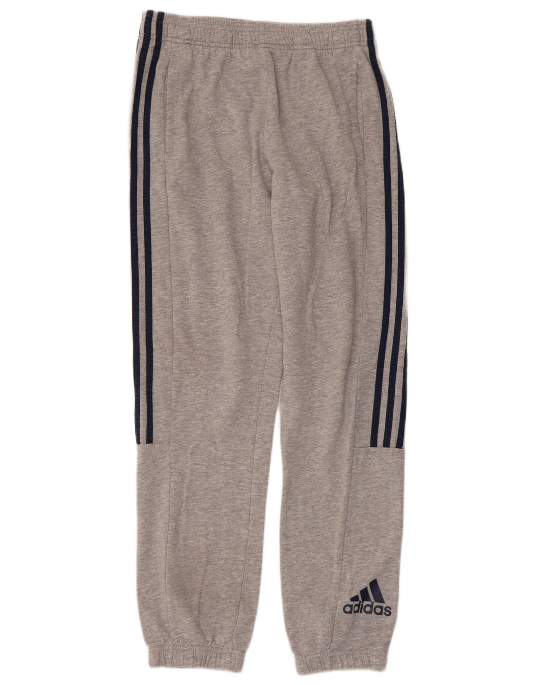 Chłopięce spodnie dresowe ADIDAS Joggers 13-14 lat, szara bawełna w plamki