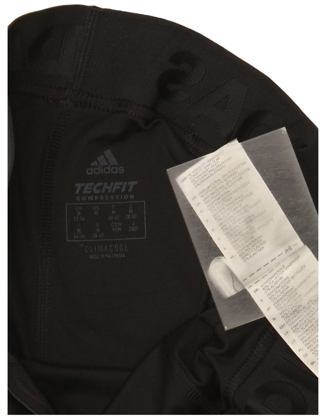 Legginsy Adidas Damskie Climacool Graphic Capri UK 12/14 Średni Czarny