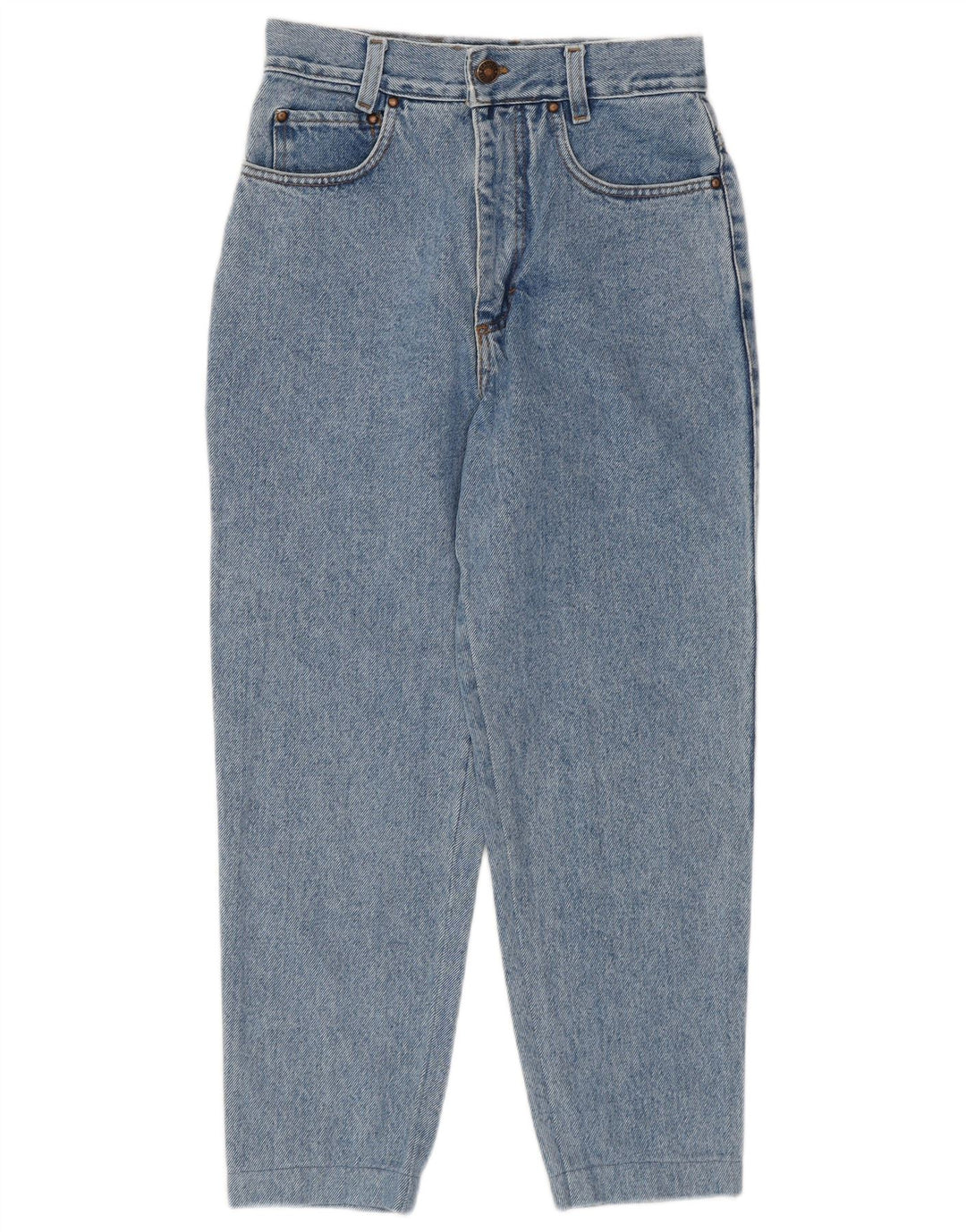Damskie jeansy CASUCCI z wysokim stanem IT 42 Medium W26 L23 niebieskie