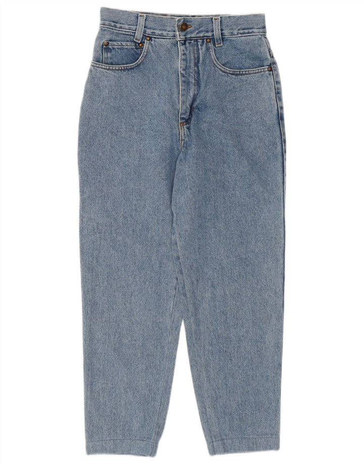 Damskie jeansy CASUCCI z wysokim stanem IT 42 Medium W26 L23 niebieskie