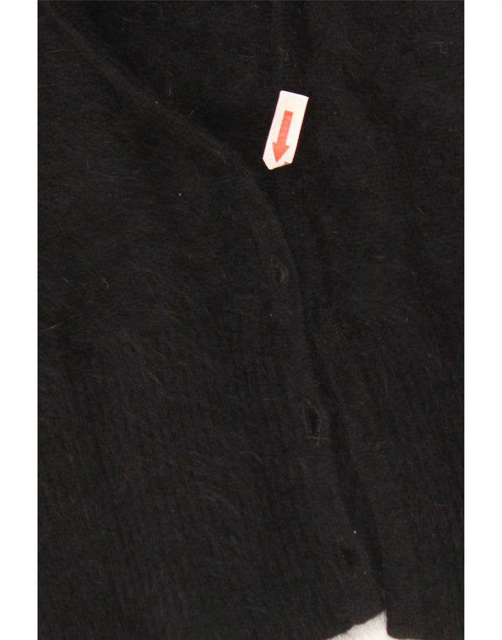 Sweter damski Monsoon Open Cardigan UK 12 Medium Black Angora