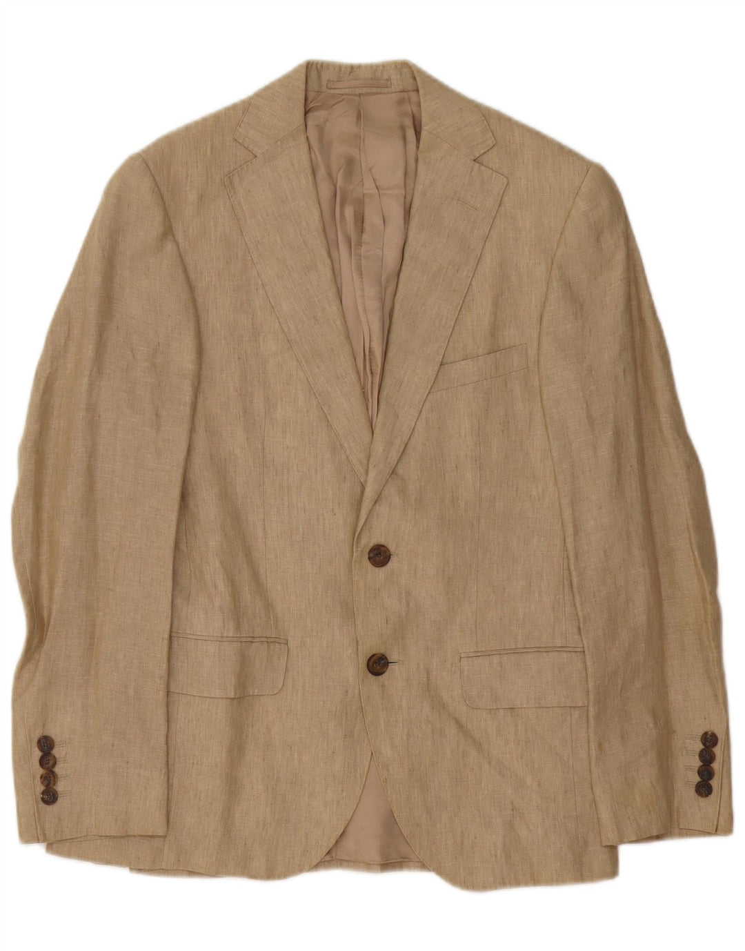 Męska marynarka zapinana na 2 guziki Aquascutum UK 36 Small Brown