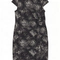 Marks & Spencer Damska sukienka z abstrakcyjnym wzorem UK 20 2XL czarna
