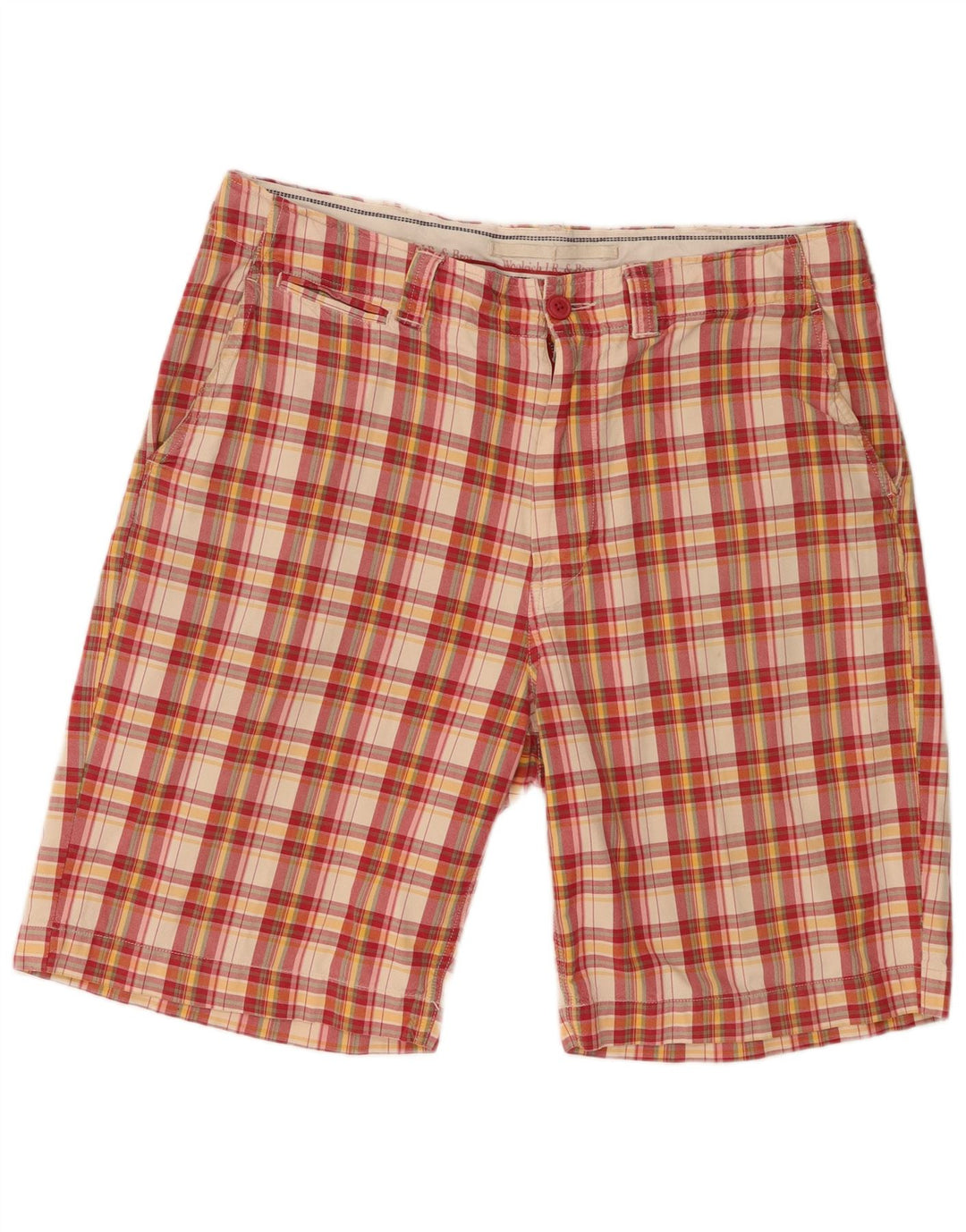 Męskie spodenki chino Woolrich W38 XL, bawełniana, wielokolorowa krata