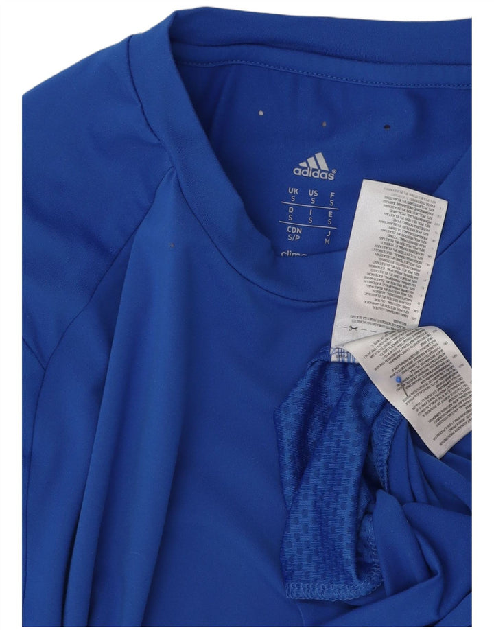 Męski T-shirt Nike Climacool, mały, niebieski, poliestrowy