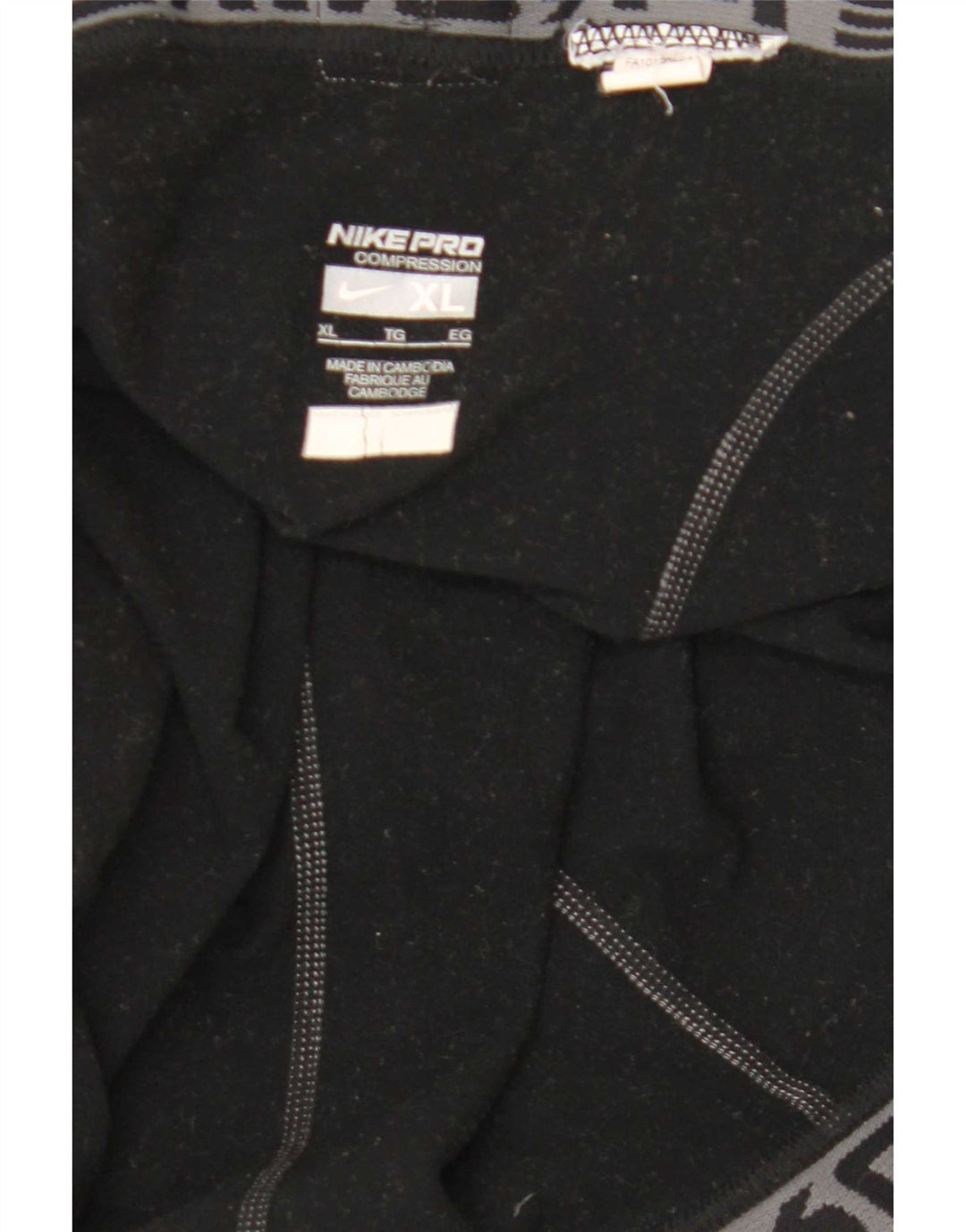 Męskie legginsy Nike Graphic XL w kolorze czarnym