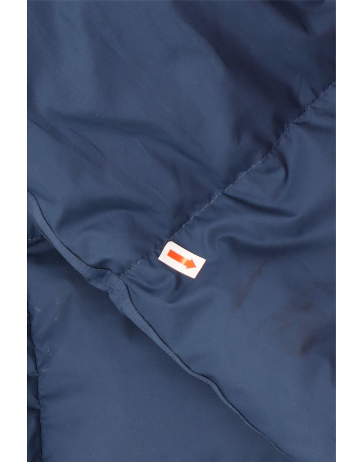 Męska ocieplana kurtka z kapturem ADIDAS UK 42 XL Granatowa, poliamidowa, zimowa