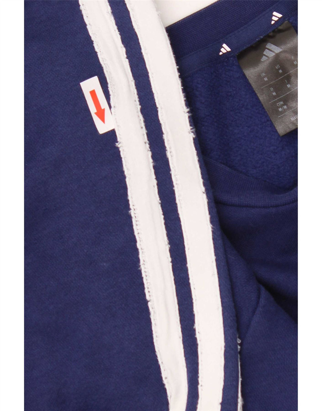 Adidas Męska Bluza Sweter Średni Granatowy Bawełna