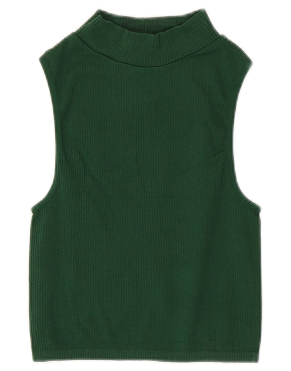 Damski top z krótkim rękawem Zara UK 4 XS Zielony