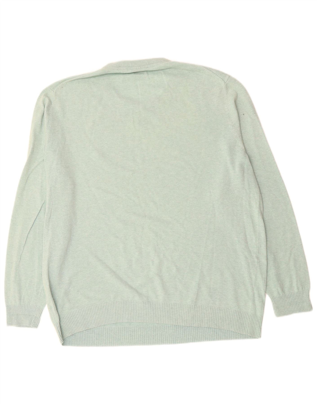 Męski sweter z okrągłym dekoltem LYLE & SCOTT 2XL, zielona bawełna