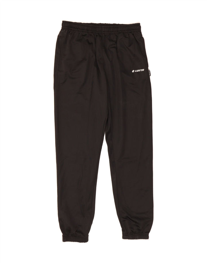 LOTTO Mens Tracksuit Trousers Joggers Large  Black Polyester Vintage Lotto and Second-Hand Lotto from Messina Hembry 