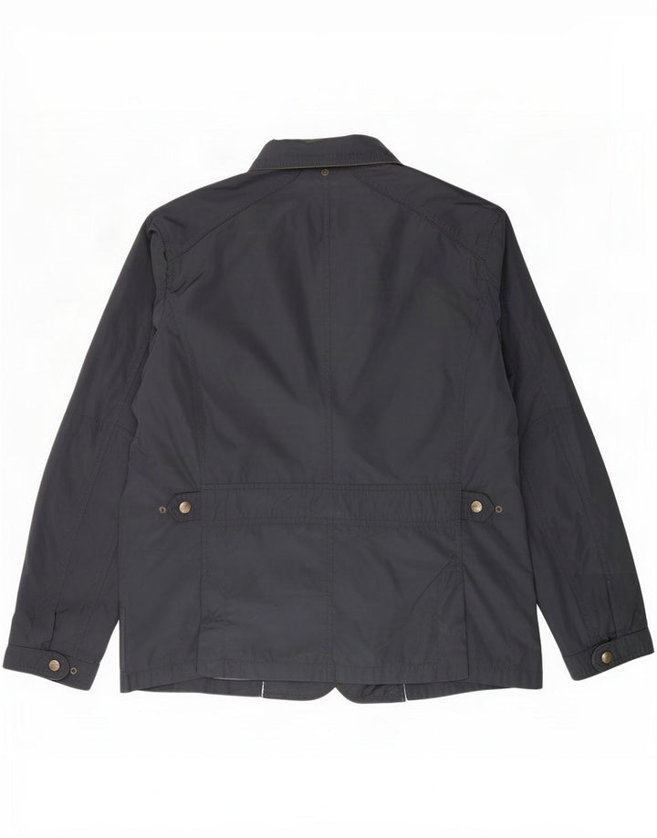 Męska kurtka użytkowa Massimo Dutti UK 40, duża, granatowa, poliestrowa